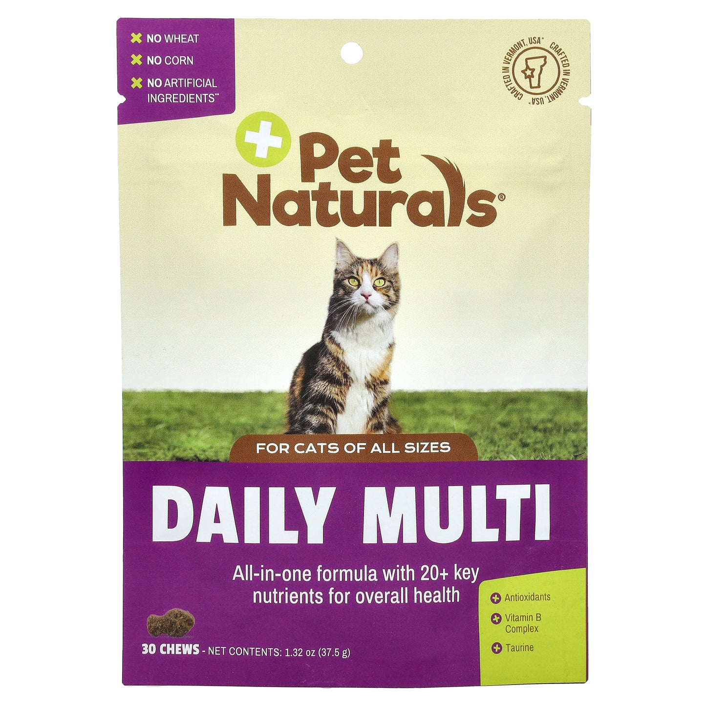 Pet Naturals Daily Multi For Cats All Sizes 30 Chews 1.32 oz (37.5 g)