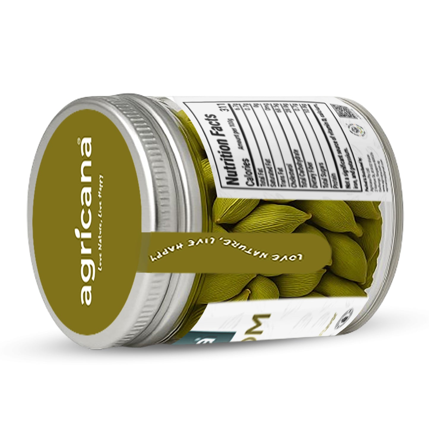 Agricana Cardamom Pods Whole Green Natural Cardamom Seeds from Idukki, India  (ElaIchi)