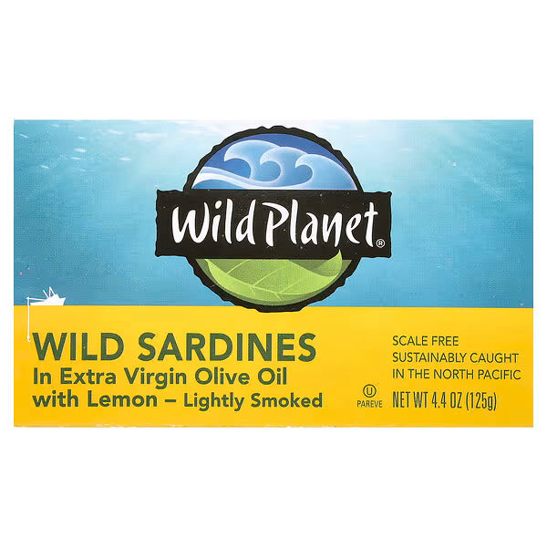 Wild Planet, Wild Sardines 4.4 oz (125 g)